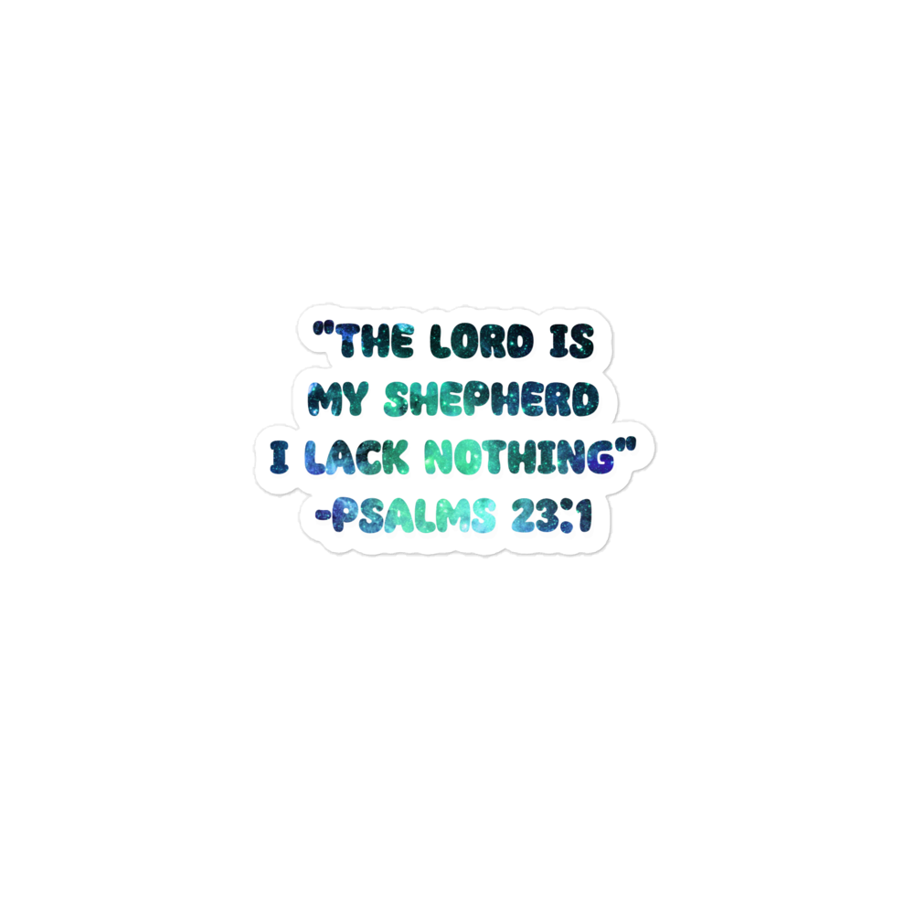 Palms 23:1 stickers